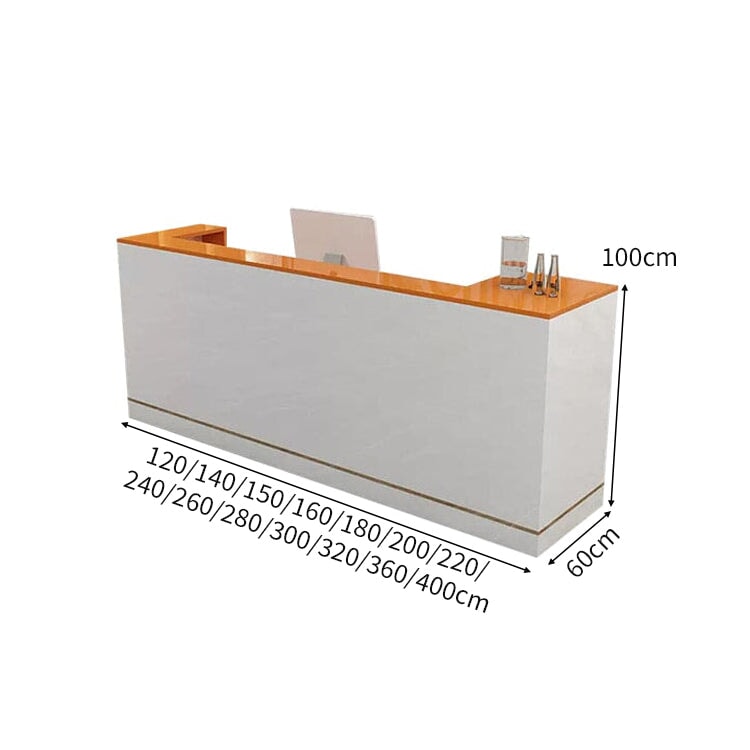 収納棚 オープン式 引き出し 錠付き キーボードトレイ エッジ加工 受付カウンター カウンター 受付台 仕切り板 耐久性 シンプル 洗練 機能的 カスタマイズ可能 JDT-A406 chickagu