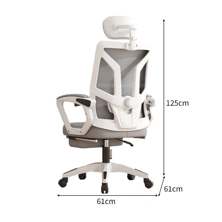 昇降回転式 人間工学 リクライニング 二重充填 可動式アームレスト チェア オフィスチェア ヘッドレスト フットレスト 機能的 使い勝手 快適 BGY-C012 chickagu