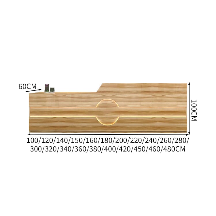 受付カウンター フロント レジカウンター カウンター LEDライト 配線穴 キーボードトレイ 引き出し 袖机 マーブル模様 カスタマイズ可能 JDT-K-112