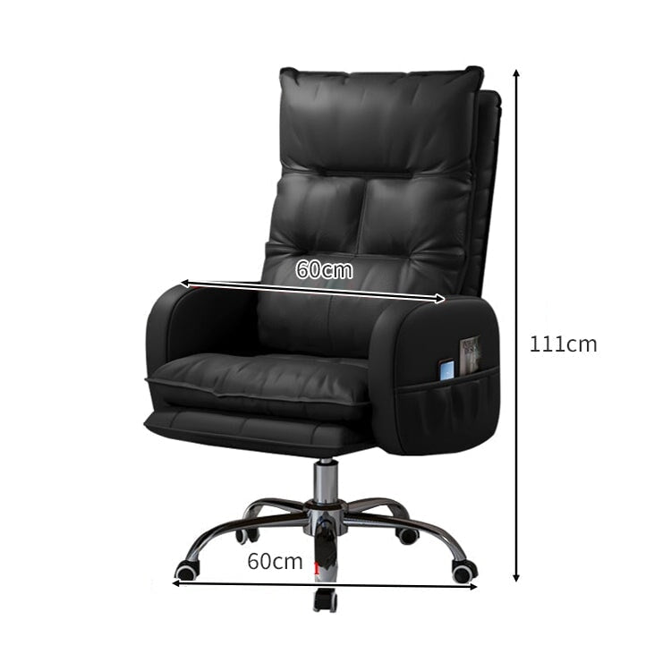 エルゴノミクスデザイン リクライニング機能付き PUレザー ワークチェア チェア オフィスチェア パソコンチェア 人間工学 ボリューム感 高級感 BGY-C027 chickagu