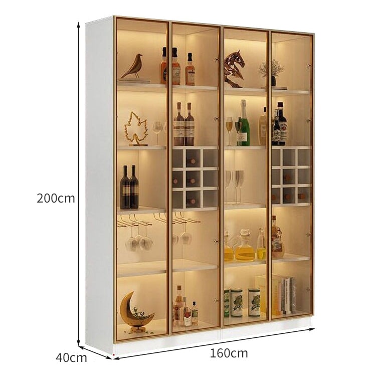 ワイン棚 ワイン収納  LEDライト キッチン収納 リビング収納 木製棚 収納棚 ワインラック オシャレ ブラック カスタマイズ可能 SNG-015 chickagu