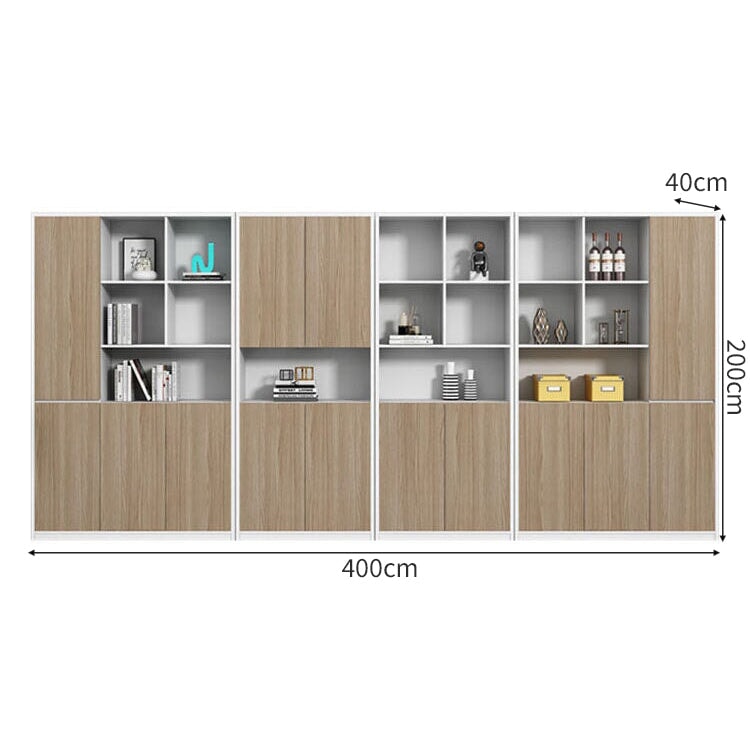 多段式 大容量 分類収納 エコ板材 丈夫 蝶番 耐久性 台輪 安定性 収納棚 キャビネット オフィスキャビネット 木目調 使い勝手 実用 カスタマイズ可能 CWG-C030 chickagu