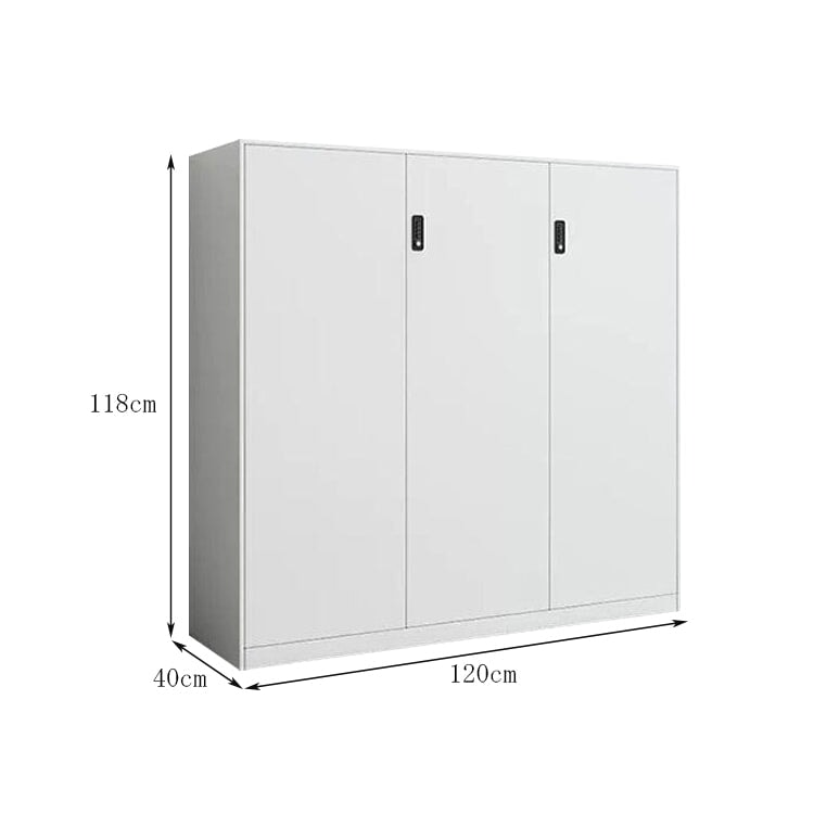 オフィスキャビネット スチール書庫 ファイリングキャビネット 事務所 書類棚 ダイヤル錠付き コンパクト シンプル ホワイト カスタマイズ可能 chickagu