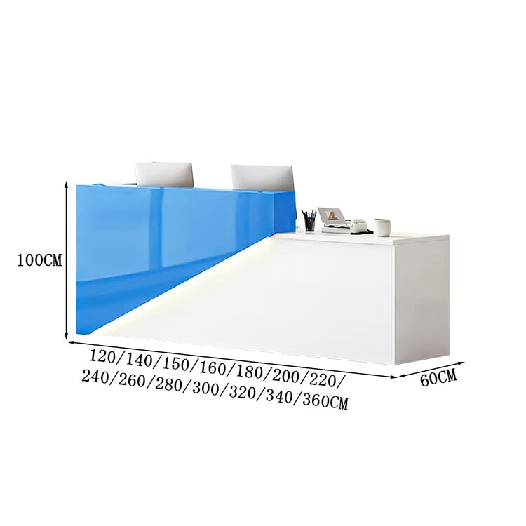 受付台 受付カウンター ハイカウンター マーブル模様 エコ素材 鍵付き引き出し 配線孔付き バイカラー  シック カスタマイズ可能 JDT-A407  chickagu
