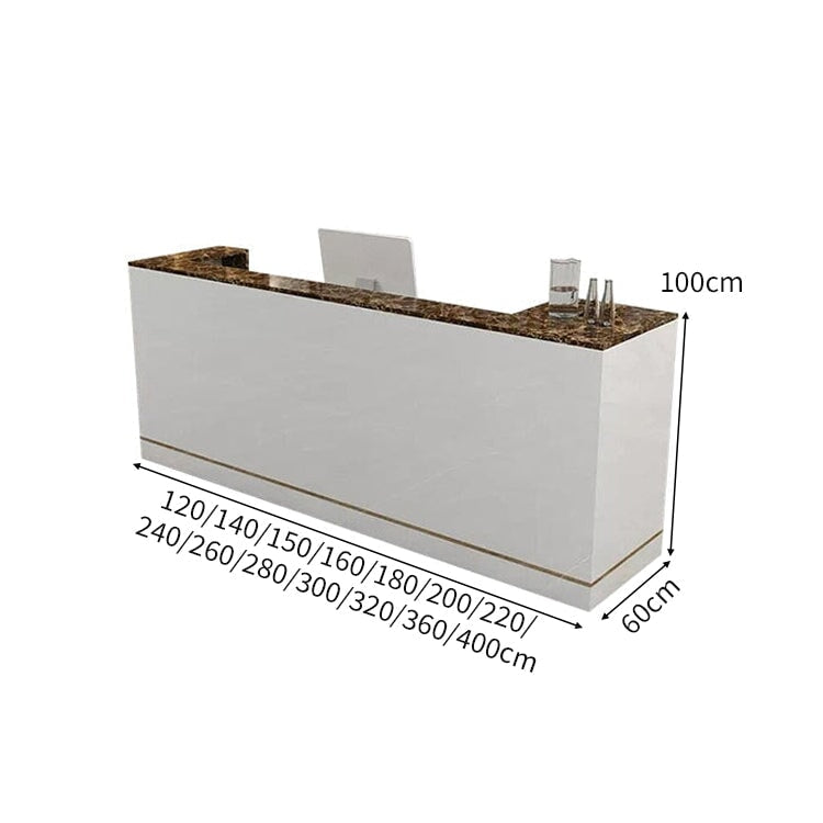 収納棚 オープン式 引き出し 錠付き キーボードトレイ エッジ加工 受付カウンター カウンター 受付台 仕切り板 耐久性 シンプル 洗練 機能的 カスタマイズ可能 JDT-A406 chickagu