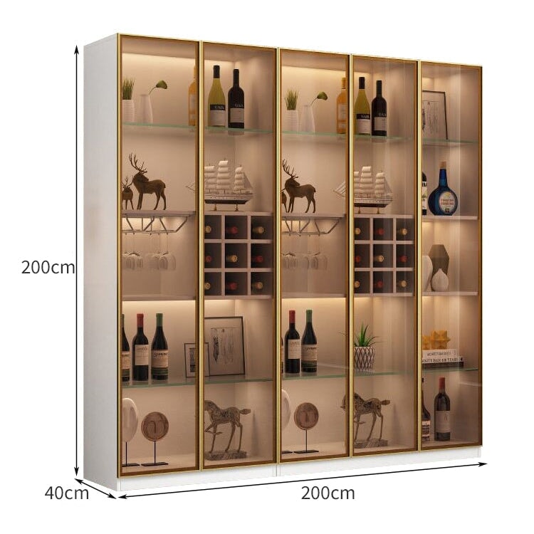 ワイン棚 ワイン収納  LEDライト キッチン収納 リビング収納 木製棚 収納棚 ワインラック オシャレ ブラック カスタマイズ可能 SNG-015 chickagu