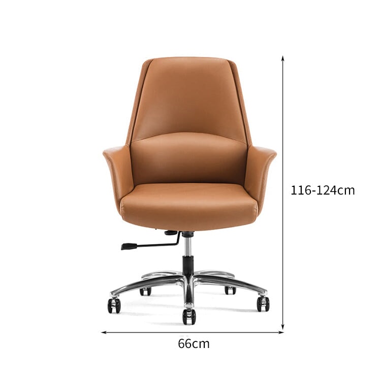 カウレザー リクライニング ボリューム感 高反発ウレタン 弾力性 チェア オフィスチェア ふくよか 快適 シンプルモダン 上質 BGY-C042 CHICKAGU
