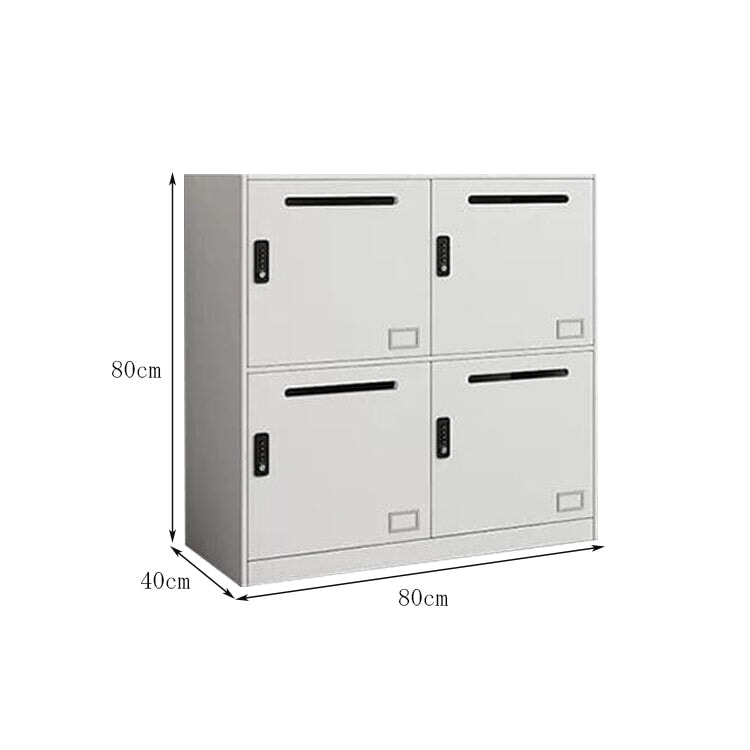 オフィスキャビネット スチール書庫 ファイリングキャビネット 事務所 書類棚 ダイヤル錠付き コンパクト シンプル ホワイト カスタマイズ可能 chickagu