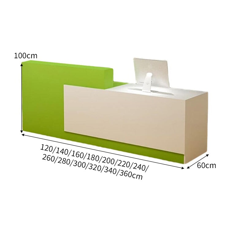 大容量収納 店舗用 受付カウンター カウンタテーブル 受付台 オフィス受付 エントランス受付 ホワイト カスタマイズ可能 JDT-C024 CHICKAGU