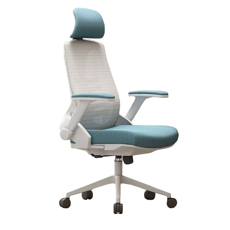 オフィスチェア オフィス チェア 昇降式アームレスト 人間工学 ヘッドレスト 高密度ウレタンフォーム ナイロン製五本脚ベース 静音キャスター BGY-480