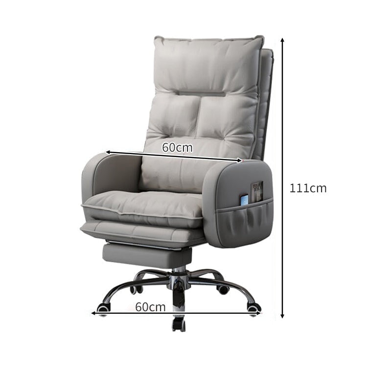 エルゴノミクスデザイン リクライニング機能付き PUレザー ワークチェア チェア オフィスチェア パソコンチェア 人間工学 ボリューム感 高級感 BGY-C027 chickagu