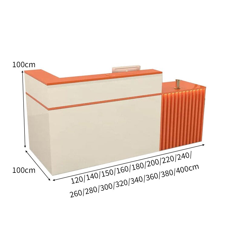 錠付き引き出し 扉付き収納 大容量 上部天板 バイカラー スリット入り レジ台 受付台 カウンター 受付カウンター 上質 おしゃれ 実用的 カスタマイズ可能 JDT-C049 chickagu