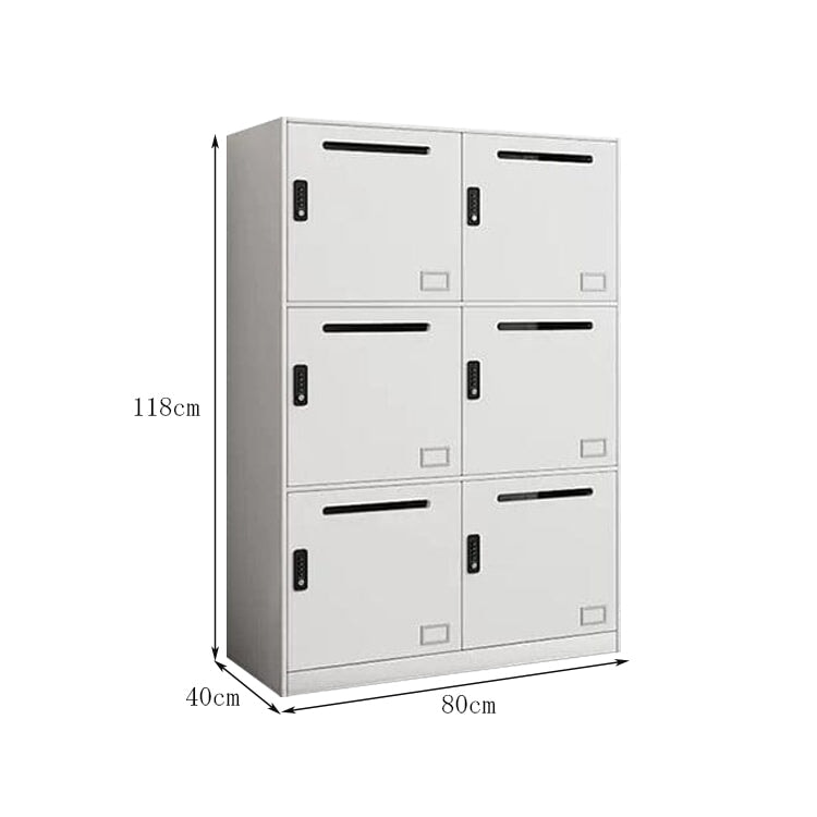 オフィスキャビネット スチール書庫 ファイリングキャビネット 事務所 書類棚 ダイヤル錠付き コンパクト シンプル ホワイト カスタマイズ可能 chickagu