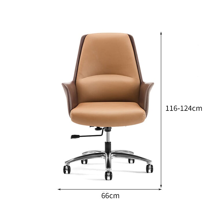 カウレザー リクライニング ボリューム感 高反発ウレタン 弾力性 チェア オフィスチェア ふくよか 快適 シンプルモダン 上質 BGY-C042 CHICKAGU
