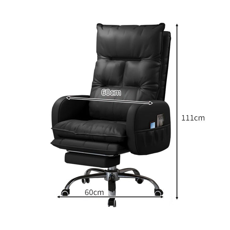 エルゴノミクスデザイン リクライニング機能付き PUレザー ワークチェア チェア オフィスチェア パソコンチェア 人間工学 ボリューム感 高級感 BGY-C027 chickagu