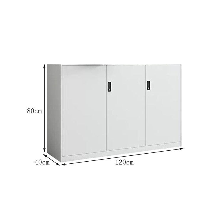 オフィスキャビネット スチール書庫 ファイリングキャビネット 事務所 書類棚 ダイヤル錠付き コンパクト シンプル ホワイト カスタマイズ可能 chickagu