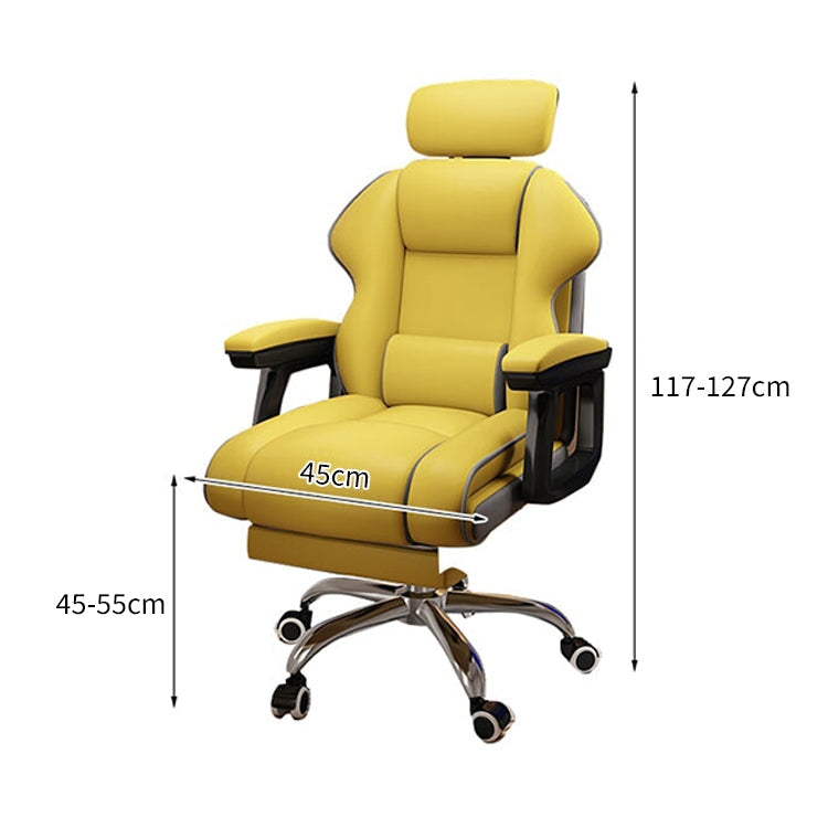 昇降回転式 リクライニング 135° ヘッドレスト ランバーサポート オフィスチェア チェア 五本脚ベース 金属製 キャスター付き 人間工学 快適 上質 BGY-C008 chickagu