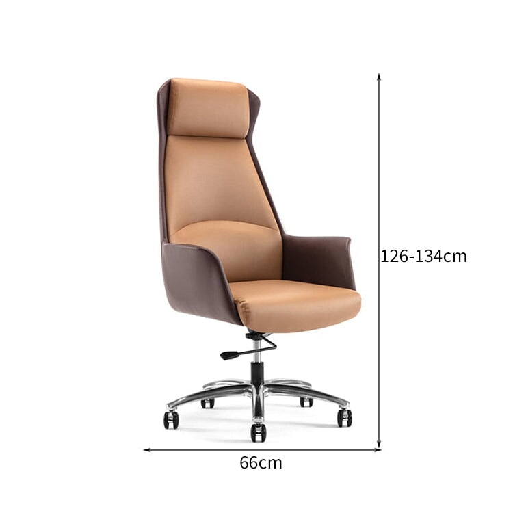 カウレザー リクライニング ボリューム感 高反発ウレタン 弾力性 チェア オフィスチェア ふくよか 快適 シンプルモダン 上質 BGY-C042 CHICKAGU