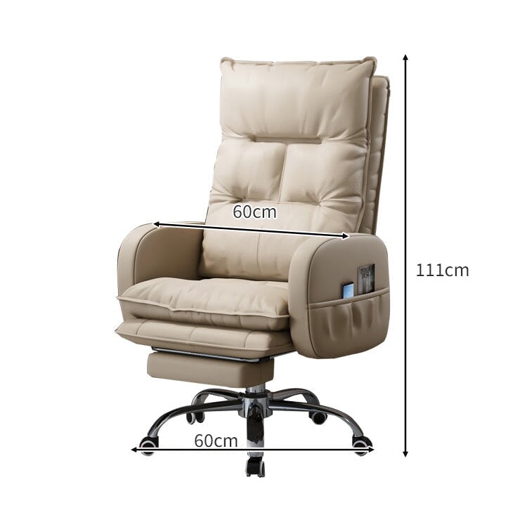 エルゴノミクスデザイン リクライニング機能付き PUレザー ワークチェア チェア オフィスチェア パソコンチェア 人間工学 ボリューム感 高級感 BGY-C027 chickagu