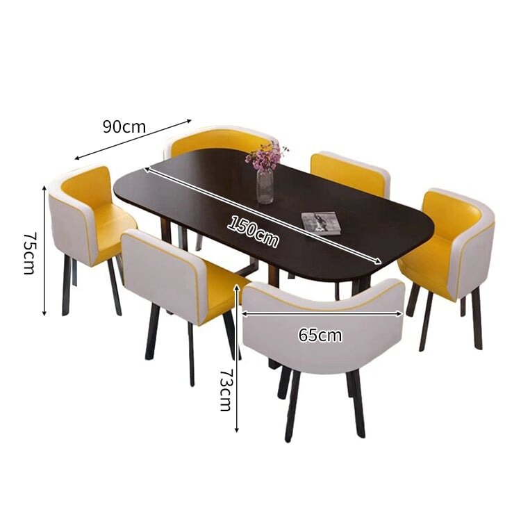 R仕上げ アイアン脚 PUレザー エコ板材 打ち合わせ 商談 応接セット リビングチェア 応接チェア 椅子 オフィスセット おしゃれ カスタマイズ可能 JDZH-A409 chickagu