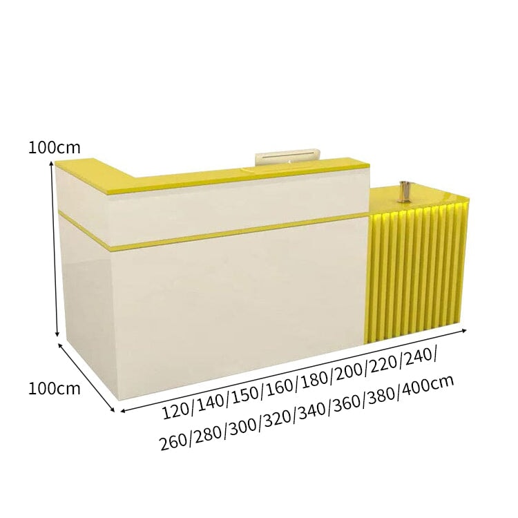 錠付き引き出し 扉付き収納 大容量 上部天板 バイカラー スリット入り レジ台 受付台 カウンター 受付カウンター 上質 おしゃれ 実用的 カスタマイズ可能 JDT-C049 chickagu