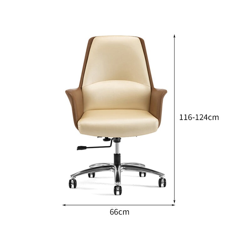カウレザー リクライニング ボリューム感 高反発ウレタン 弾力性 チェア オフィスチェア ふくよか 快適 シンプルモダン 上質 BGY-C042 CHICKAGU