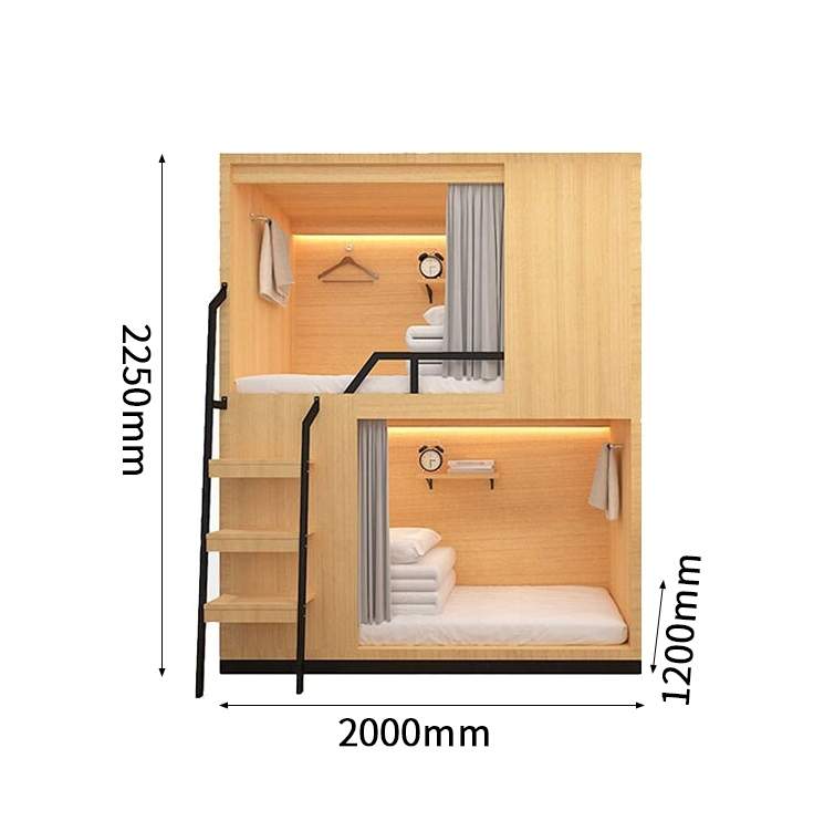 二段ベッド 親子ベッド はしご 収納 開き戸 シューズボックス ナチュラル カスタマイズ可能 SCC-M015