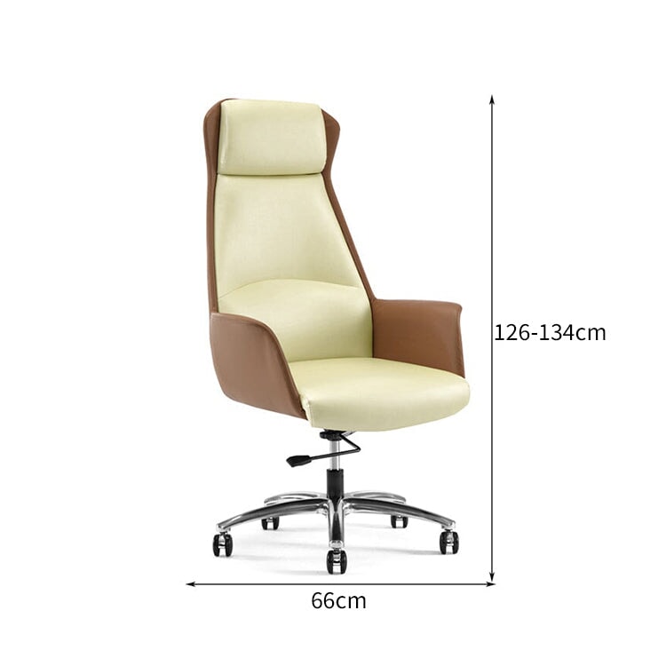 カウレザー リクライニング ボリューム感 高反発ウレタン 弾力性 チェア オフィスチェア ふくよか 快適 シンプルモダン 上質 BGY-C042 CHICKAGU