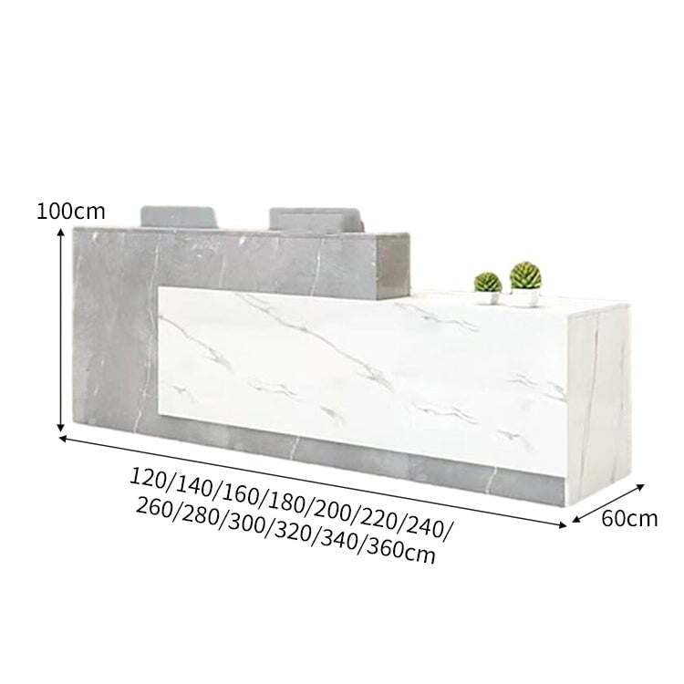 大容量収納 店舗用 受付カウンター カウンタテーブル 受付台 オフィス受付 エントランス受付 ホワイト カスタマイズ可能 JDT-C024 CHICKAGU