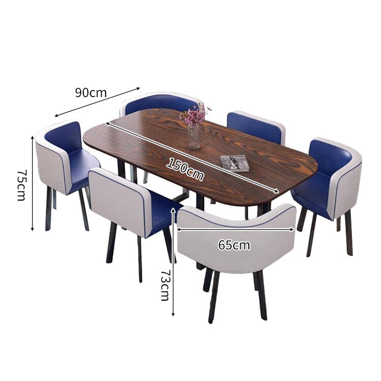 R仕上げ アイアン脚 PUレザー エコ板材 打ち合わせ 商談 応接セット リビングチェア 応接チェア 椅子 オフィスセット おしゃれ カスタマイズ可能 JDZH-A409 chickagu