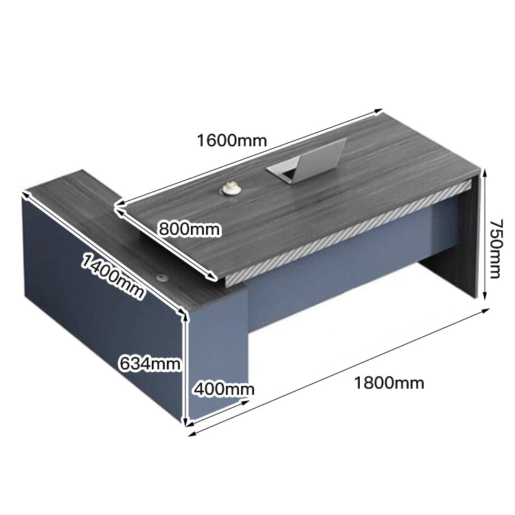 キャビネット 機能的 大容量 幕板 プライバシー配慮 安定性 デスク 役員デスク ワークデスク 広い天板 ゆとり 木目調 落ち着き カスタマイズ可能 LBZ-C041 chickagu