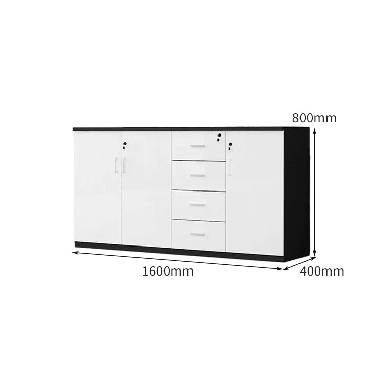 シック 洗練 おしゃれ シンプル エレガント キャビネット ローキャビネット メラミン化粧板 錠付き カスタマイズ可能 CWG-C077 CHICKAGU