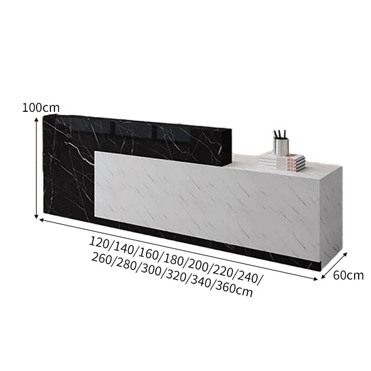 大容量収納 店舗用 受付カウンター カウンタテーブル 受付台 オフィス受付 エントランス受付 ホワイト カスタマイズ可能 JDT-C024 CHICKAGU