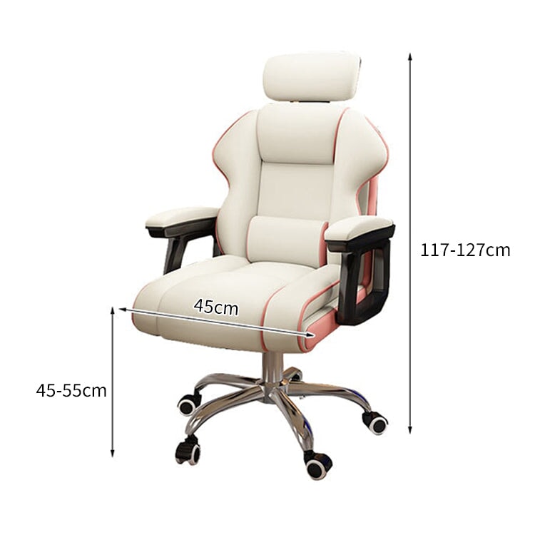 昇降回転式 リクライニング 135° ヘッドレスト ランバーサポート オフィスチェア チェア 五本脚ベース 金属製 キャスター付き 人間工学 快適 上質 BGY-C008 chickagu