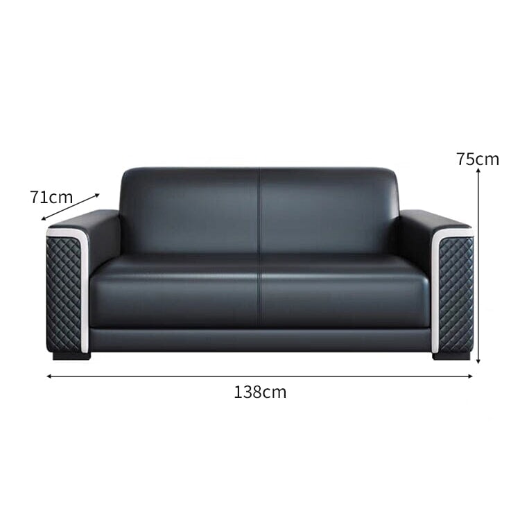 合成皮革 光沢感 人間工学 高反発ウレタン 天然木枠組み 安定性 ソファ 応接ソファ 柔らか 快適 心地よい おしゃれ ブラック カスタマイズ可能 JDSF-A441 chickagu