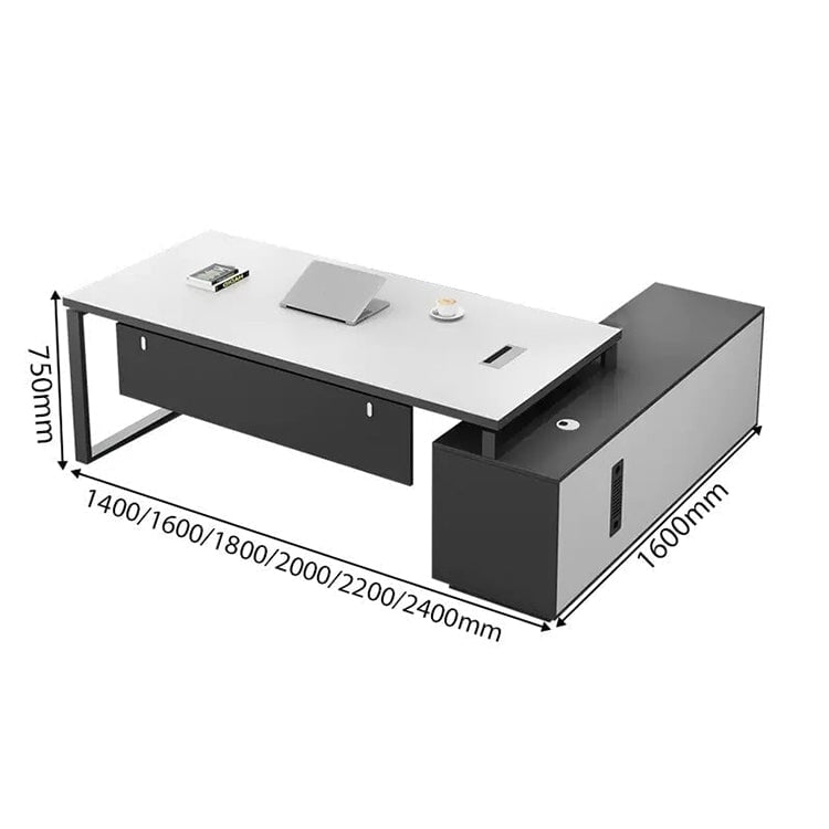 エコ板材 スチールフレーム キャビネット 大容量 配線ボックス デスク 役員デスク エグゼクティブ バイカラー 洗練 カスタマイズ可能 LBZ-C085 chickagu