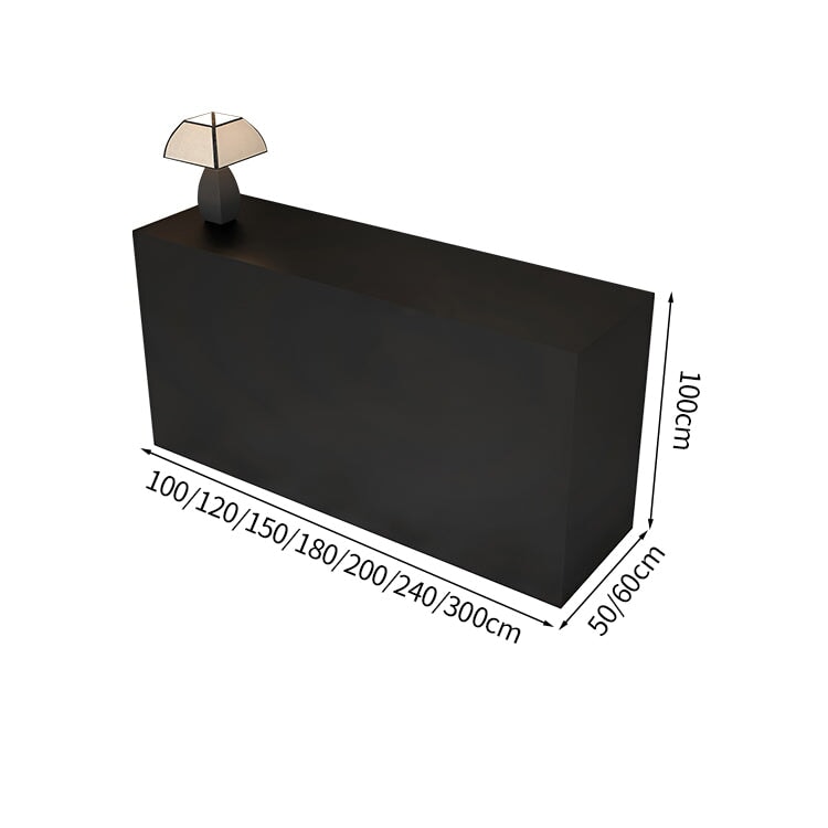 受付カウンター レジカウンター カウンターデスク カウンター キャビネット 引き出し付き キーボードトレイ付き ブラック ホワイト カスタマイズ可能