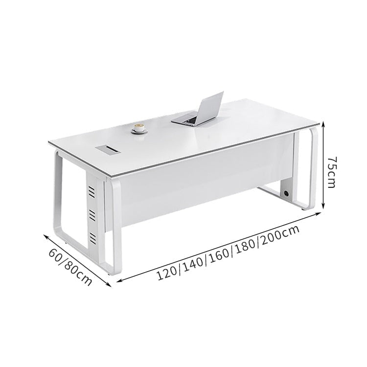 配線ボックス 幕板 金属フレーム 安定性 ゆとり キャビネット 錠付き デスク 役員デスク エグゼクティブ シンプル 洗練 モダン カスタマイズ可能 LBZ-C092 chickagu