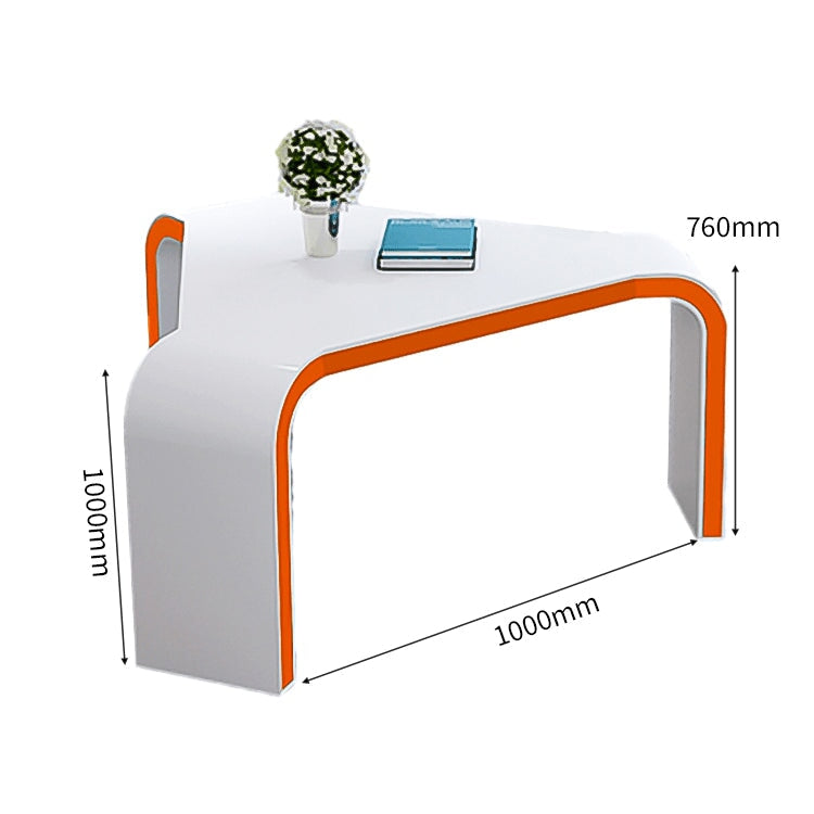 三角構造 分厚い板材 重厚感 安定感 鏡面仕上げ ピン角なし 会議テーブル ミーティング 打ち合わせ モダン デザイン性 おしゃれ ホワイト カスタマイズ可能 HYZ-C051 chickagu