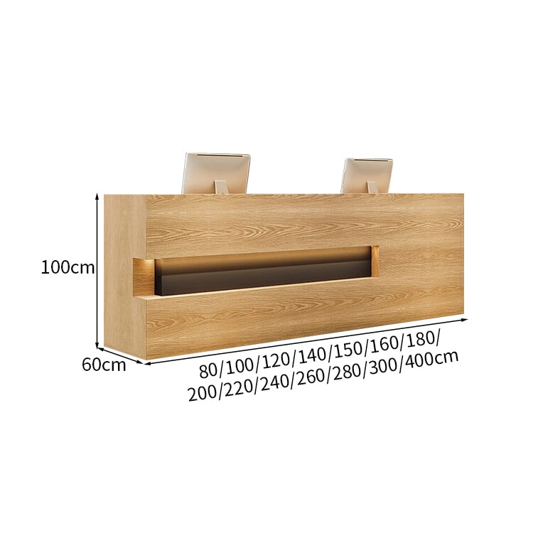 エコ板材 LEDライト 上部天板 収納力 大容量 木目調 バイカラー カウンター 受付カウンター レジ台 ナチュラル 穏やか ナチュラル ホワイト カスタマイズ可能 JDT-K-014    kaguyasu