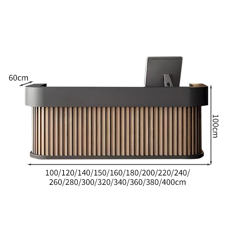上部天板 大容量 多目的 R仕上げ 蝶番 スライドレール カウンター レジ台 受付カウンター 機能的 落ち着き レトロモダン カスタマイズ可能 JDT-C076