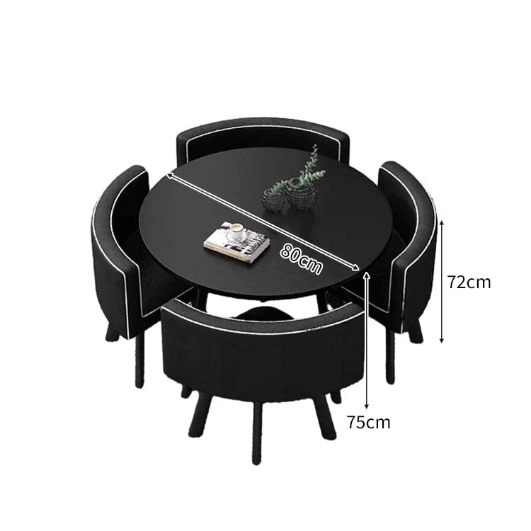 スチールフレーム 高耐荷重 安定性 R仕上げ コットンリネン 通気性 テーブル チェア セット 応接用 シンプル 簡素 カスタマイズ可能 JDZH-A408 chickagu