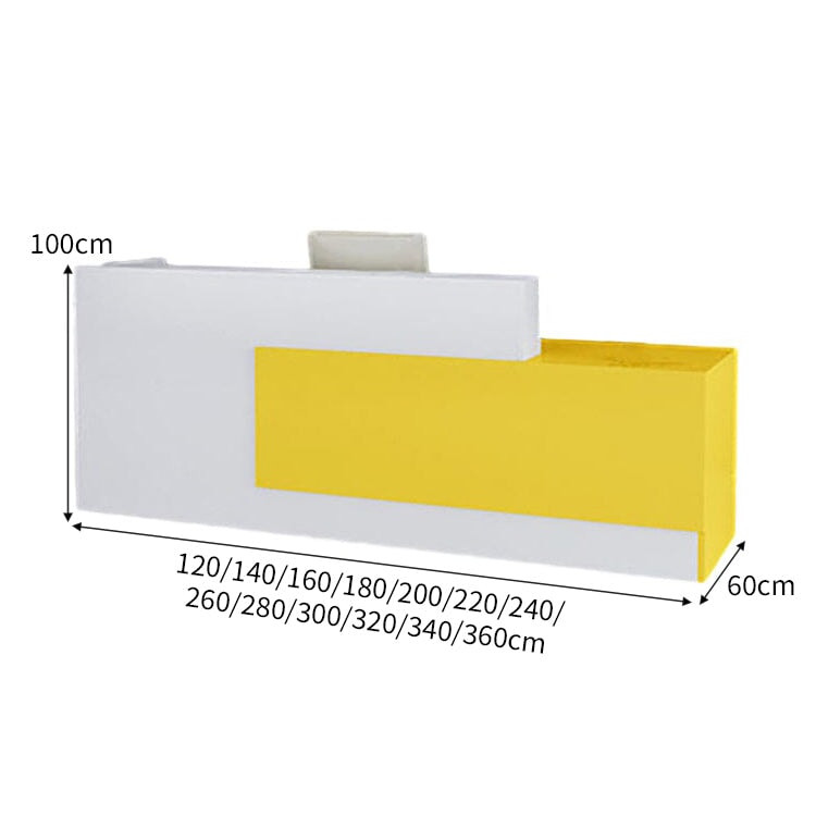 大容量収納 店舗用 受付カウンター カウンタテーブル 受付台 オフィス受付 エントランス受付 ホワイト カスタマイズ可能 JDT-C024 CHICKAGU