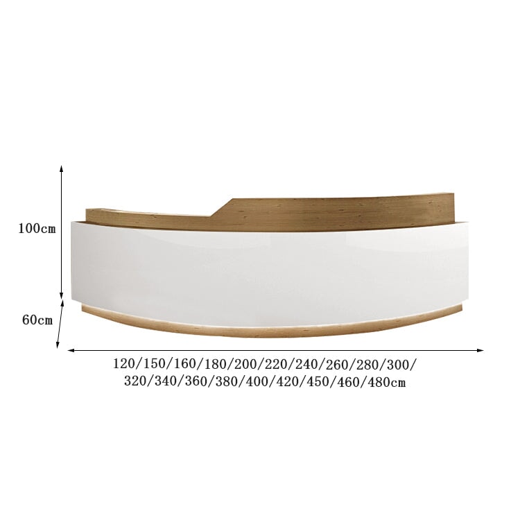 受付カウンター カウンタテーブル 受付台 エントランス受付 木目調 マーブル柄 収納 扉付き 引き出し 鍵付 LEDライト オシャレ ホワイト カスタマイズ可能 JDT-C056   CHICKAGU