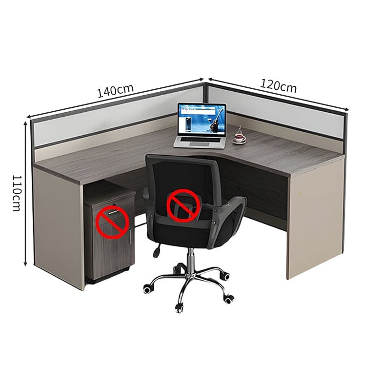 パーティション 厚い天板 L字型 チェスト 移動可能 錠付き引き出し デスク オフィスデスク 事務所用 木目調 落ち着き 洗練 カスタマイズ可能 BGZ-C040 chickagu
