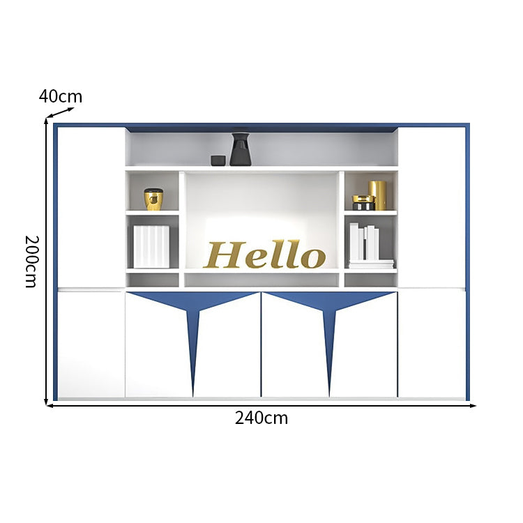 大容量 分類収納 多目的 鏡面仕上げ 焼付塗装 エコ板材 収納キャビネット キャビネット 収納 洗練 おしゃれ 上質 カスタマイズ可能 CWG-C081