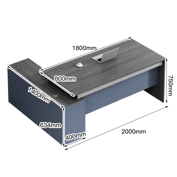 キャビネット 機能的 大容量 幕板 プライバシー配慮 安定性 デスク 役員デスク ワークデスク 広い天板 ゆとり 木目調 落ち着き カスタマイズ可能 LBZ-C041 chickagu