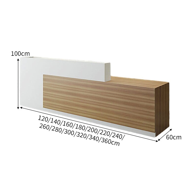 大容量収納 店舗用 受付カウンター カウンタテーブル 受付台 オフィス受付 エントランス受付 ホワイト カスタマイズ可能 JDT-C024 CHICKAGU