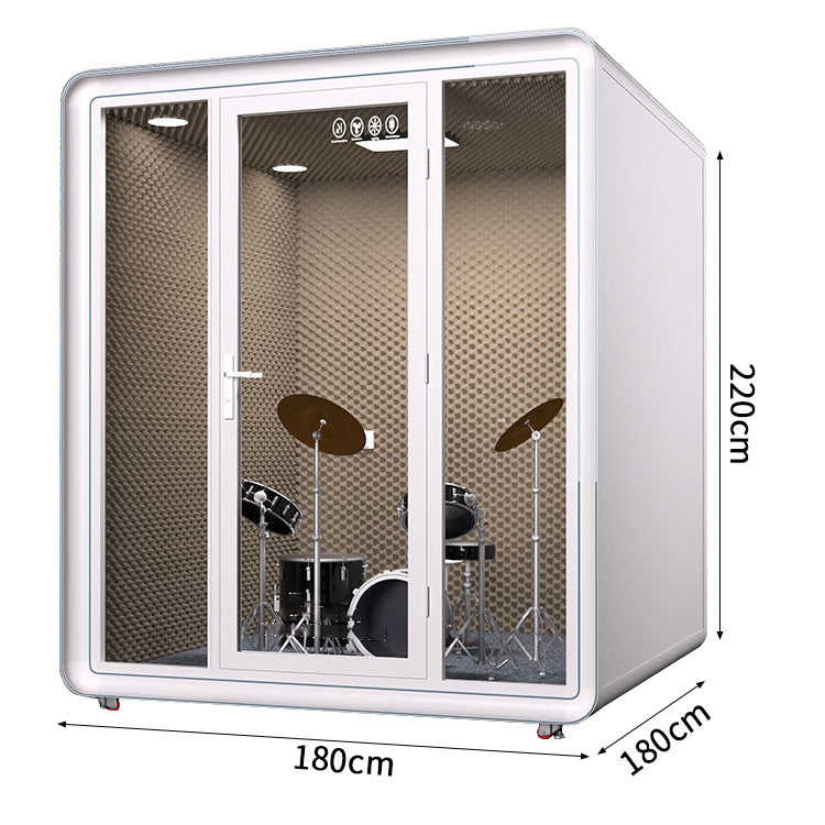 防音室 隔音室 移動式 プロフェッショナル 透明強化ガラスドア シンプルモダン 照明システム 遮音カプセル 防音ブース カスタマイズ可能 JYC-C004