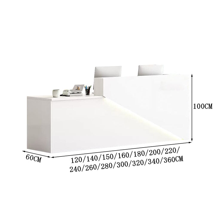 受付台 受付カウンター ハイカウンター マーブル模様 エコ素材 鍵付き引き出し 配線孔付き バイカラー  シック カスタマイズ可能 JDT-A407  chickagu